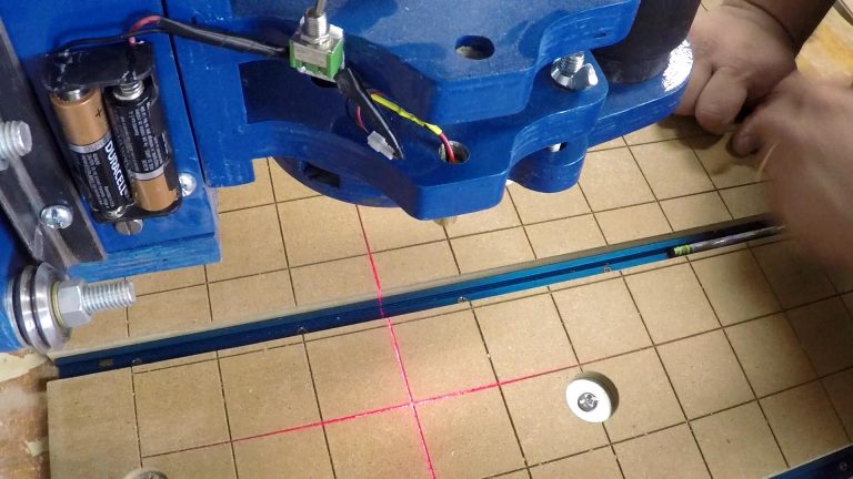 Adding a Crosshair Laser to my DIY CNC machine
